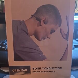 Open Ear Bone Conduction Headphones - Black